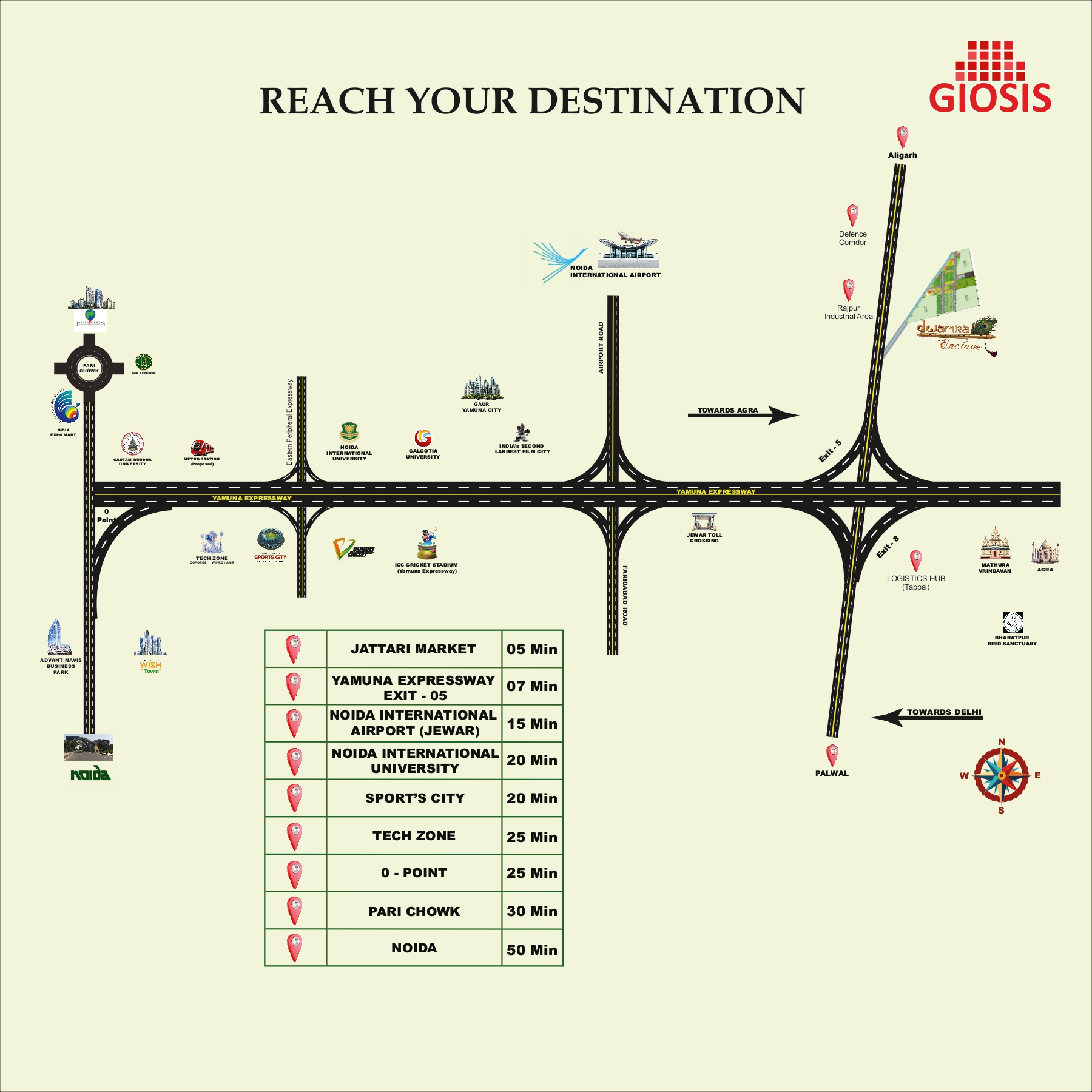 Location Map – Dwarika Enclave